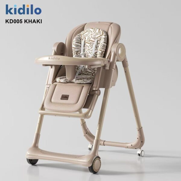 Comedor Estampado Kidilo – Silla Alta Reclinable Ajustable para Bebé