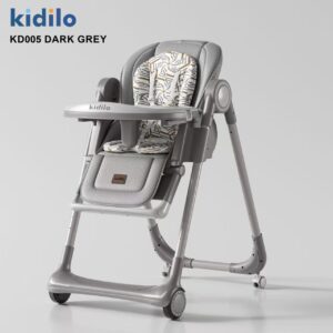 Comedor Estampado Kidilo – Silla Alta Reclinable Ajustable para Bebé