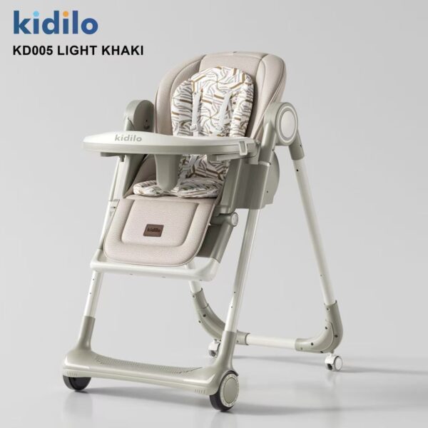 Comedor Estampado Kidilo – Silla Alta Reclinable Ajustable para Bebé