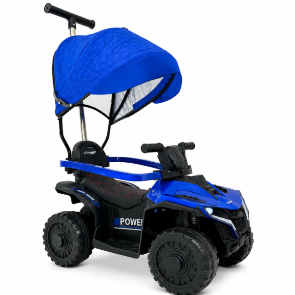 POWER AZUL 270 Cuatrimoto Montable 6V para Niños 1–4 Años con Control Remoto