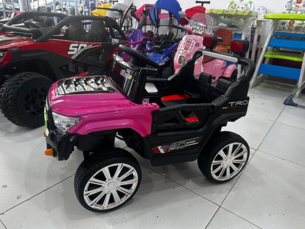 Carro montable niña f Carro Eléctrico Infantil 12V Con Control Remoto y Luces LED