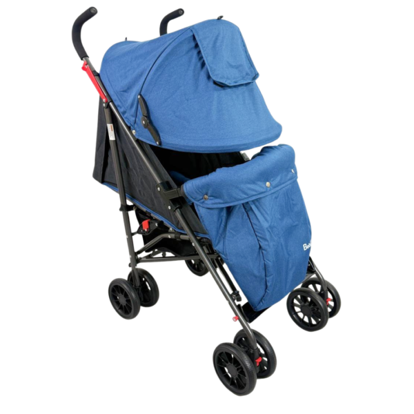 Coche Paseador Lima azul Coche Paseador Lima BB-2060 con Capota Amplia y Asiento Acolchado