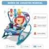 Silla Mecedora, Vibradora Y Musical Para Bebe 3 En 1 Babyon