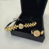 Conjunto Rolex Pulsera 3 Carriles + Anillo Oro Laminado 18K | Elegancia y Distinción