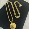 Collar San Benito Oro Laminado 18K | Protección y Fe