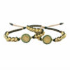 Dúo de Pulseras Virgen de Guadalupe Italiano 6 mm Oro Laminado 18K | Fe, Amor y Unión