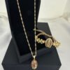 Conjunto Cadena Singapur + Pulsera Virgen de Guadalupe Oro Laminado 18K | Elegancia y Fe