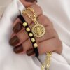 Combo Virgen de Guadalupe Dama Cadena + Pulsera Oro Laminado 18K | Fe y Elegancia