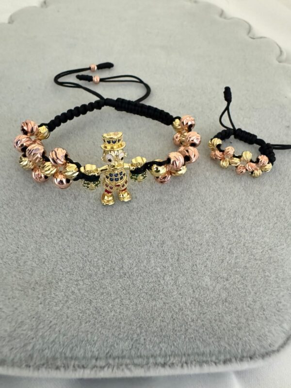Conjunto Tío Rico Pulsera + Anillo Oro Laminado 18K | Elegancia y Distinción