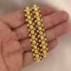 Dúo de Pulseras Italiano 3 Carriles Oro Laminado 18K | Modernidad y Elegancia