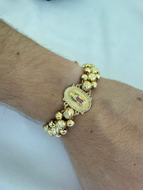 Pulsera Virgen de Guadalupe Oro Laminado 18K | Fe y Elegancia