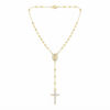 Rosario Virgen Milagrosa Dama 50 cm Oro Laminado 18K | Fe y Elegancia