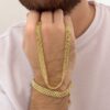 Conjunto Chino Hombre Cadena + Pulsera Oro Laminado 18K | Estilo Masculino y Elegancia