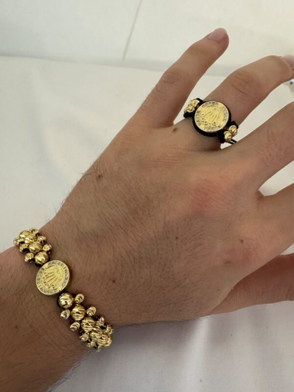 Conjunto Rolex Pulsera 3 Carriles + Anillo Oro Laminado 18K | Elegancia y Distinción