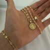 Conjunto Gucci Virgen de Guadalupe Oro Laminado 18K | Fe y Distinción