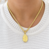 Combo Dama Virgen de Guadalupe Cadena + 2 Pulseras Oro Laminado 18K | Fe y Elegancia