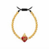 Pulsera Corazón de Jesús Hombre Oro Laminado 18K