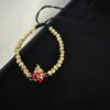 Pulsera Corazón de Jesús Hombre Oro Laminado 18K
