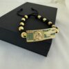 Pulsera Billete de 100 Dólares Hombre Oro Laminado 18K | Abundancia y Estilo