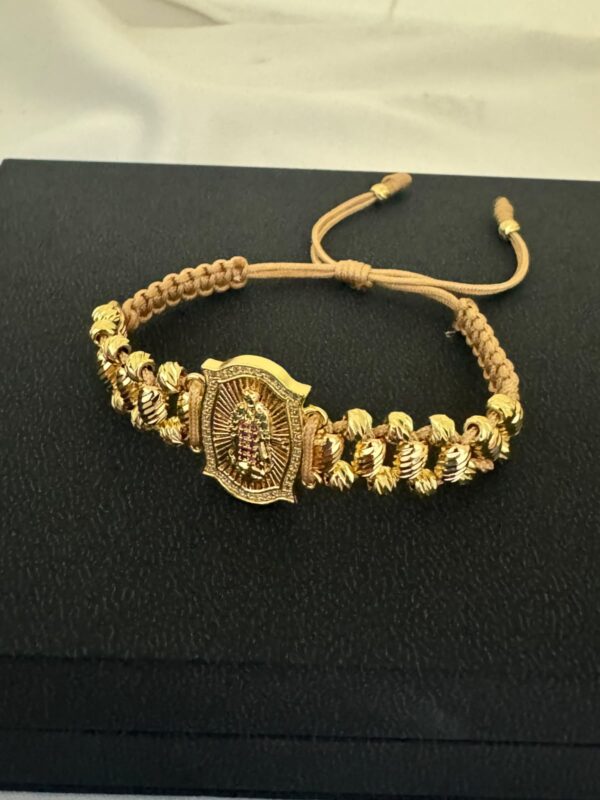 Pulsera Hombre Canutillo Oro Laminado 18K