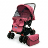 Coche de Bebé Baby On Deluxe Reversible con Capota Extra Grande y Pañalera