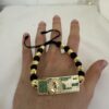 Pulsera Billete de 100 Dólares Hombre Oro Laminado 18K | Abundancia y Estilo