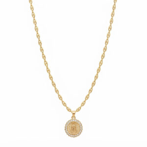 Cadena Gucci Dama + Dije Virgen de Guadalupe Oro Laminado 18K | Elegancia y Devoción